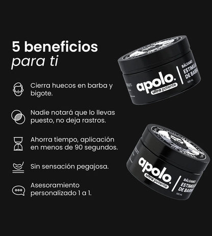 Bálsamo para Crecimiento de Barba Ultra Potente con Minoxidil 20% | 100mL
