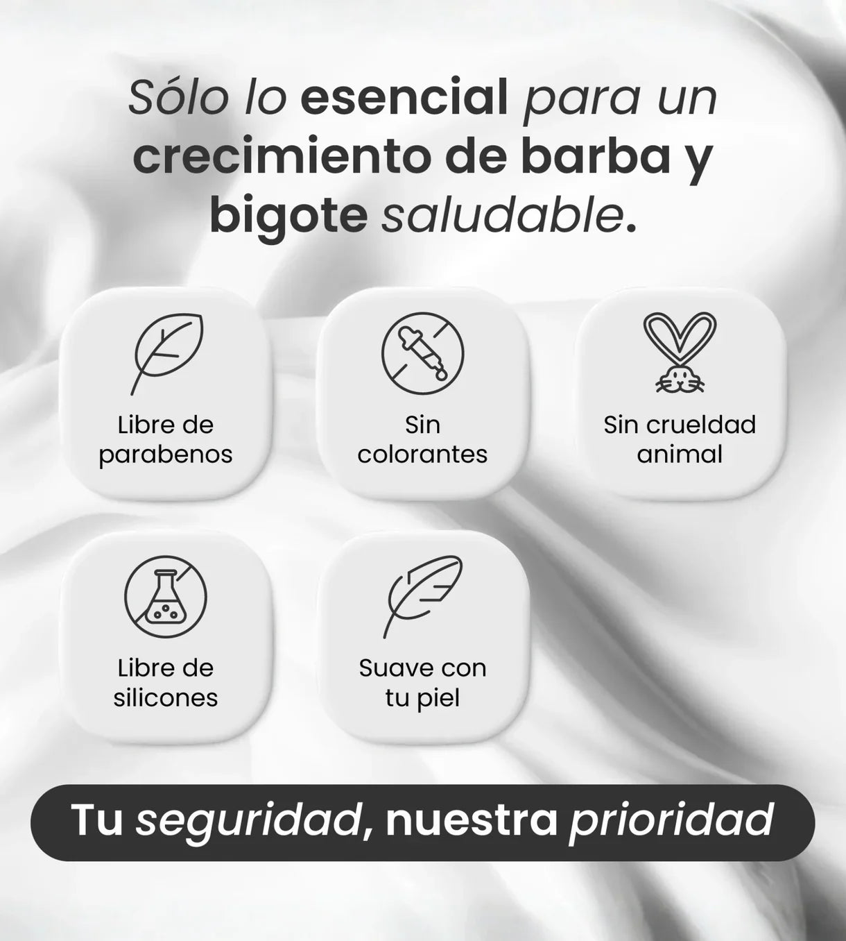 Bálsamo para Crecimiento de Barba Ultra Potente con Minoxidil 20% | 100mL