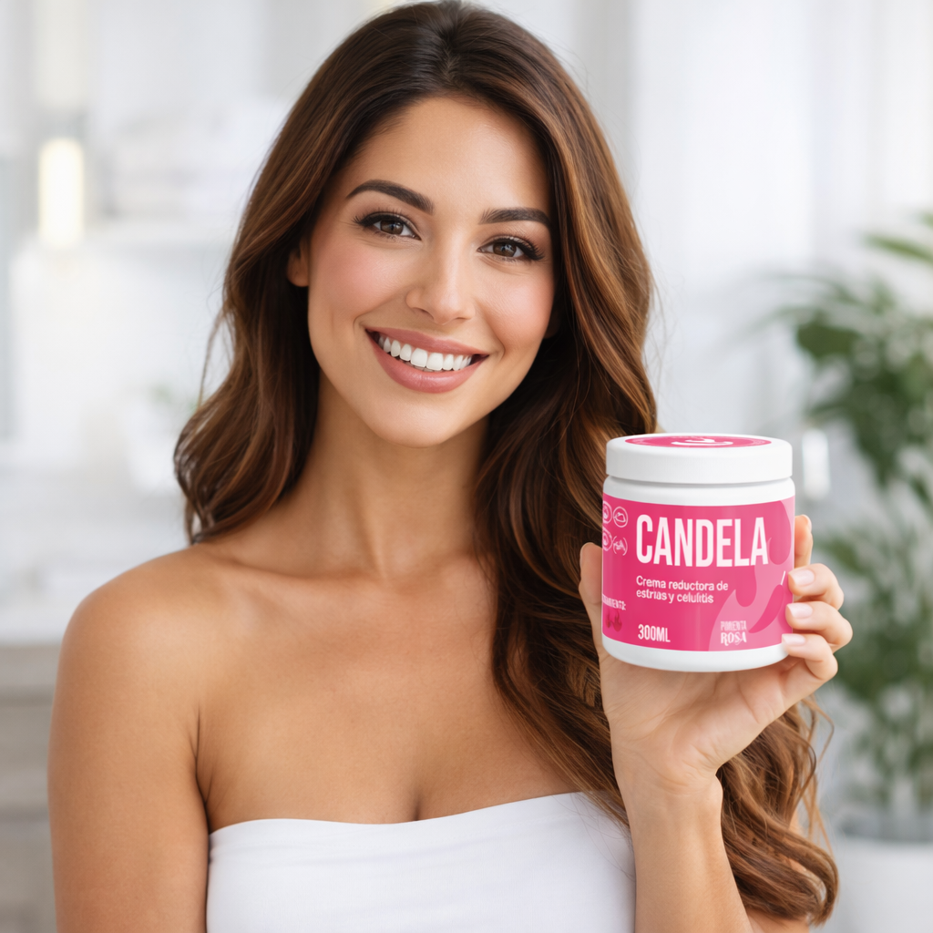 CANDELA™ Crema Termogénica | Estrías, Celulitis y Flacidez — Resultados en pocas Semanas