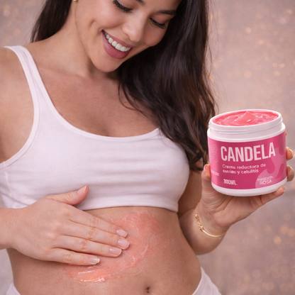 CANDELA™ Crema Termogénica | Estrías, Celulitis y Flacidez — Resultados en pocas Semanas