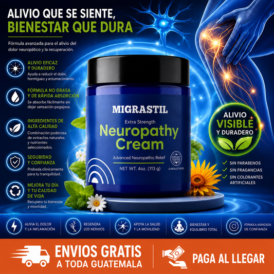 Neuropathy Cream ALIVIO QUE SE SIENTE - BIENESTAR QUE DURA