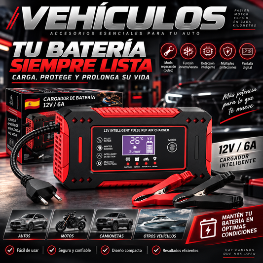 PowerVolt™ 12V | Revive la batería de tu auto🔋