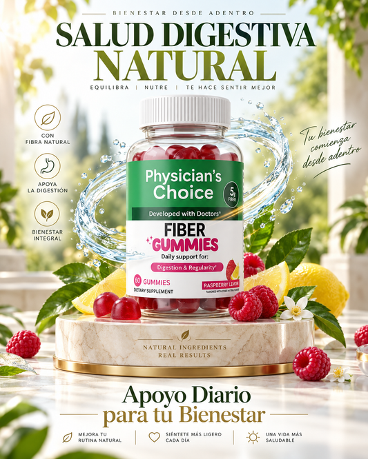 Fiber gummies - todo la fibra que necesitas en 1 gomita