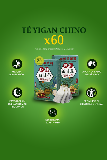 TÉ YIGAN CHINO X30 —Tu Bienestar para Sentirte Ligero y Saludable