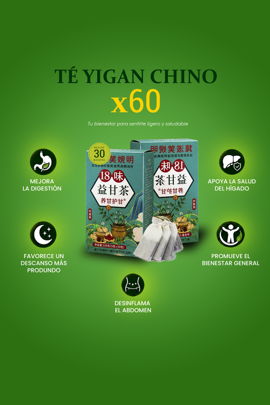 TÉ YIGAN CHINO X30 —Tu Bienestar para Sentirte Ligero y Saludable