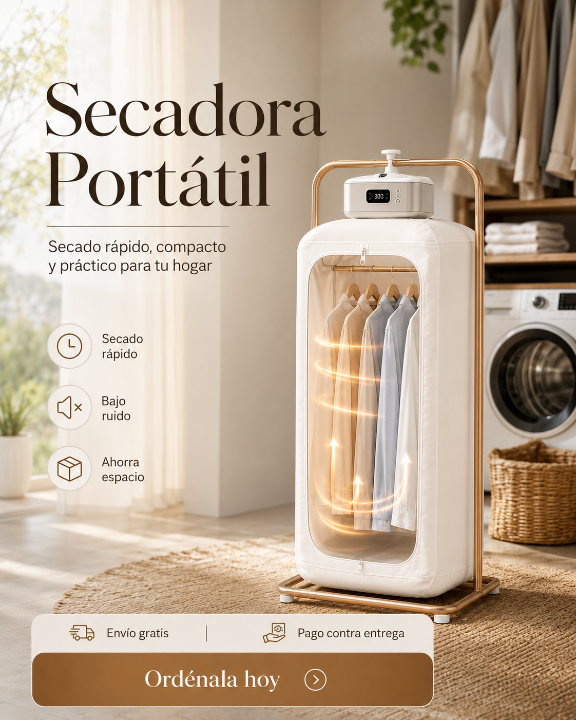 Secadora de ropa portatil PREMIUM