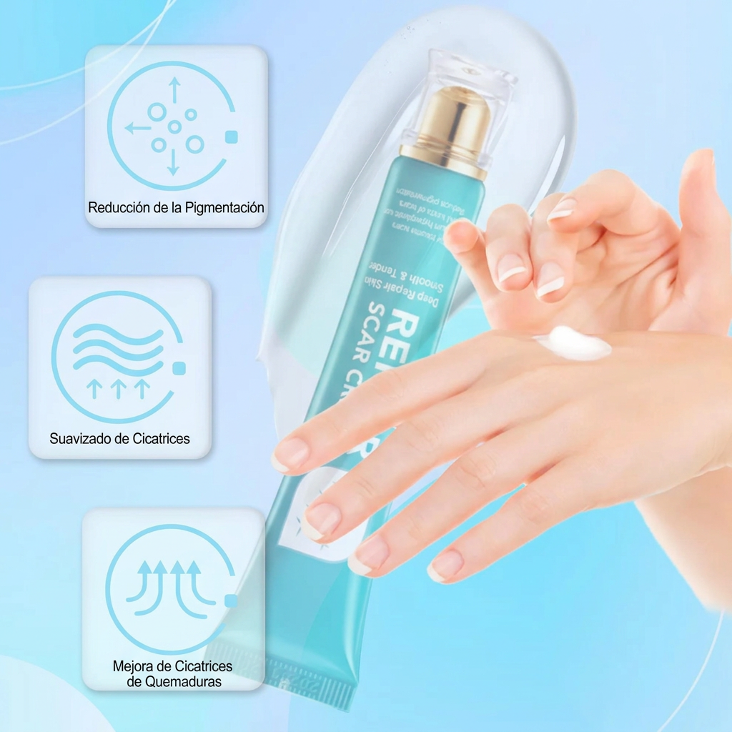 Deje de tapar la cicatrices. Empiece a repararlas — SADOER Repair Cream + Envío Gratis