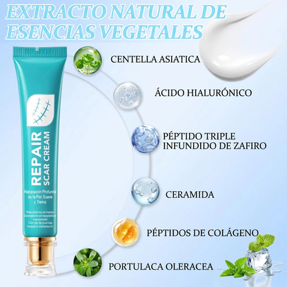 Deje de tapar la cicatrices. Empiece a repararlas — SADOER Repair Cream + Envío Gratis