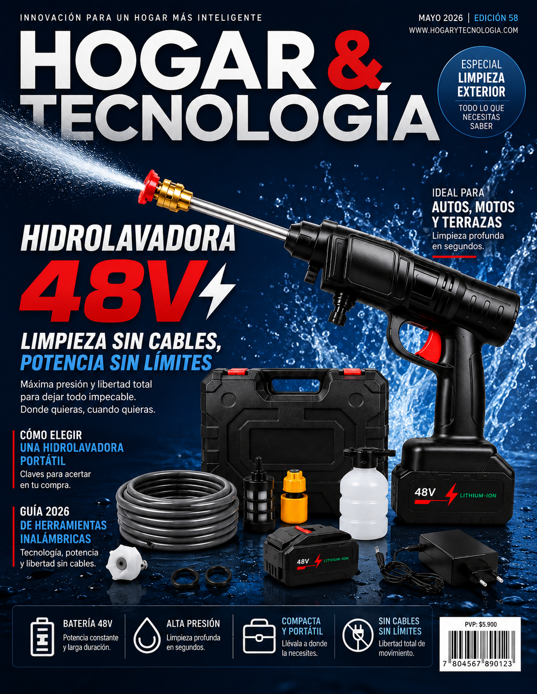 Pack Hidrolavadora Premium + ENVÍO GRATIS🚚