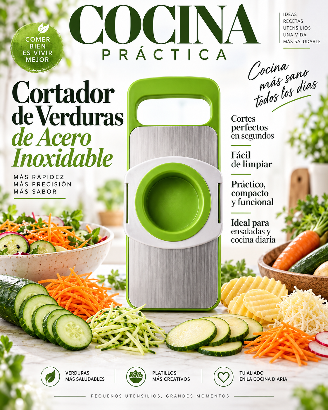 🥕Cortador de verdura + Envío gratis🚚
